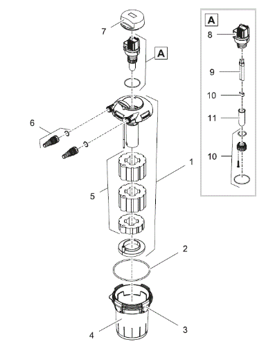 Immagine di Spare part lid PondoPress Set 5000