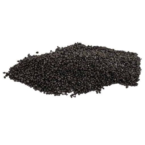 Immagine di QUARZO CERAMIZZATO NERO FINE 1,6-2mm KG. 5