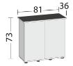 Immagine di CABINET RIO 125 LED GREY